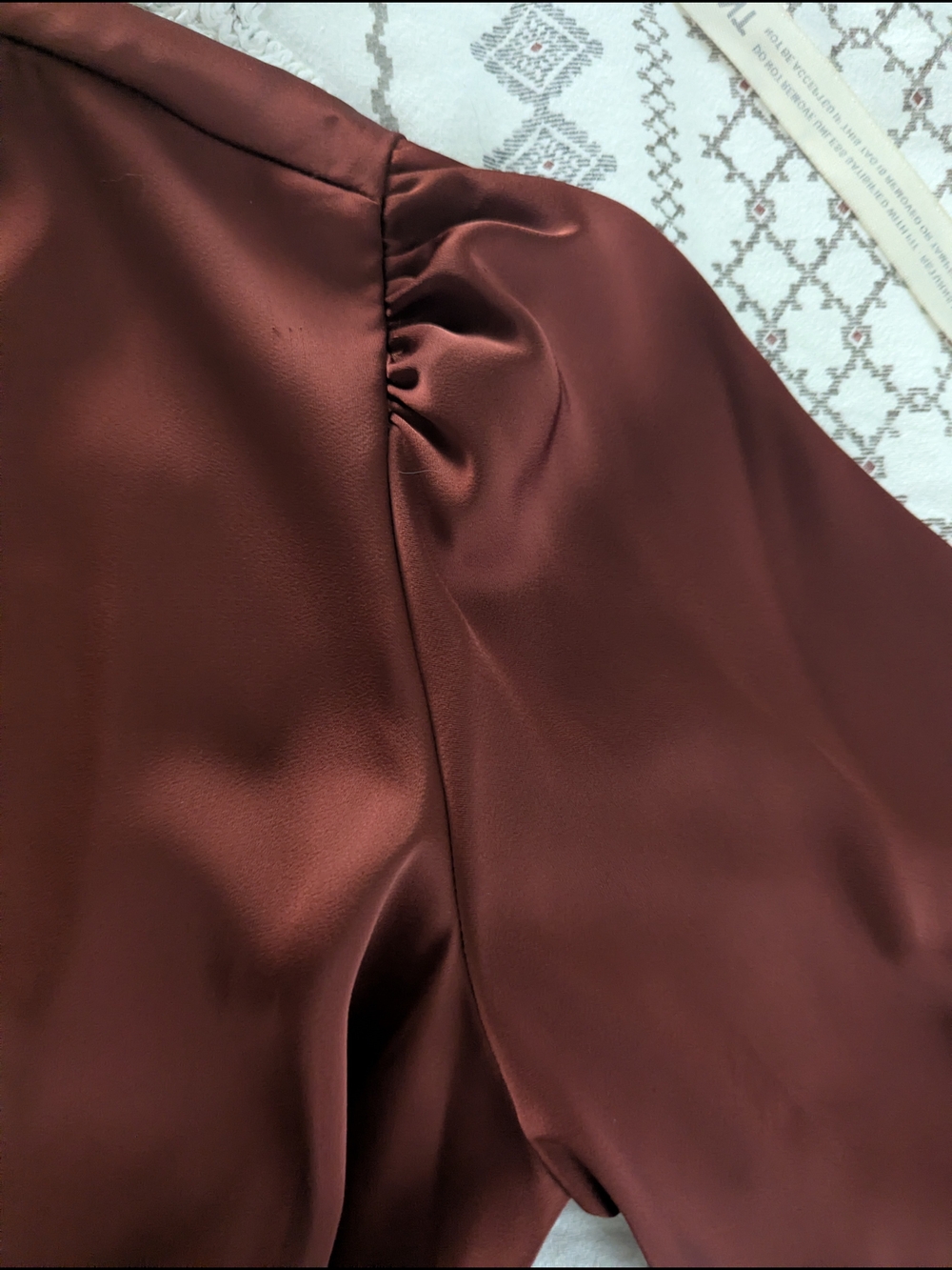 NWT Pin-Up Art Satin Dress - Picture 14 of 15
